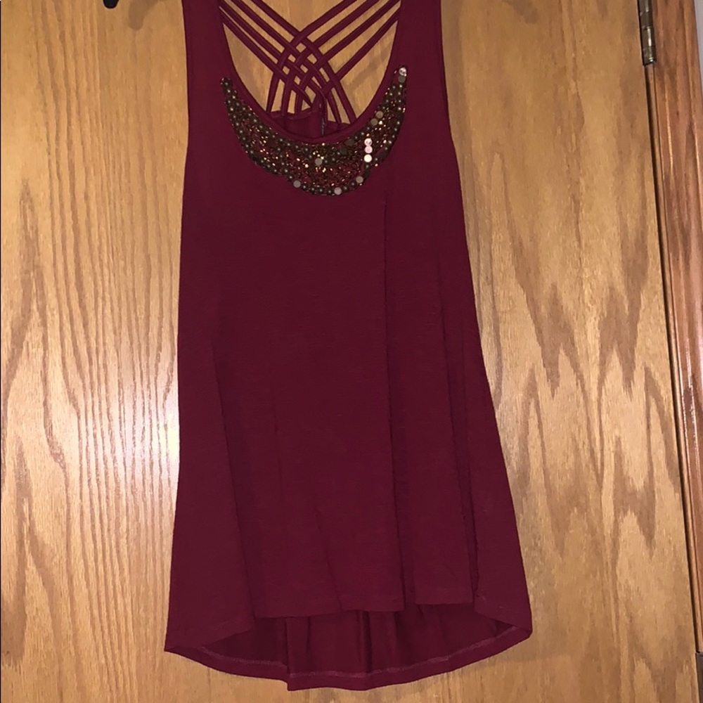 Beaded Racerback Tank